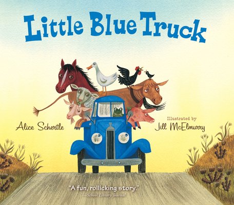 bookcover for Little Blue Truck Board Book