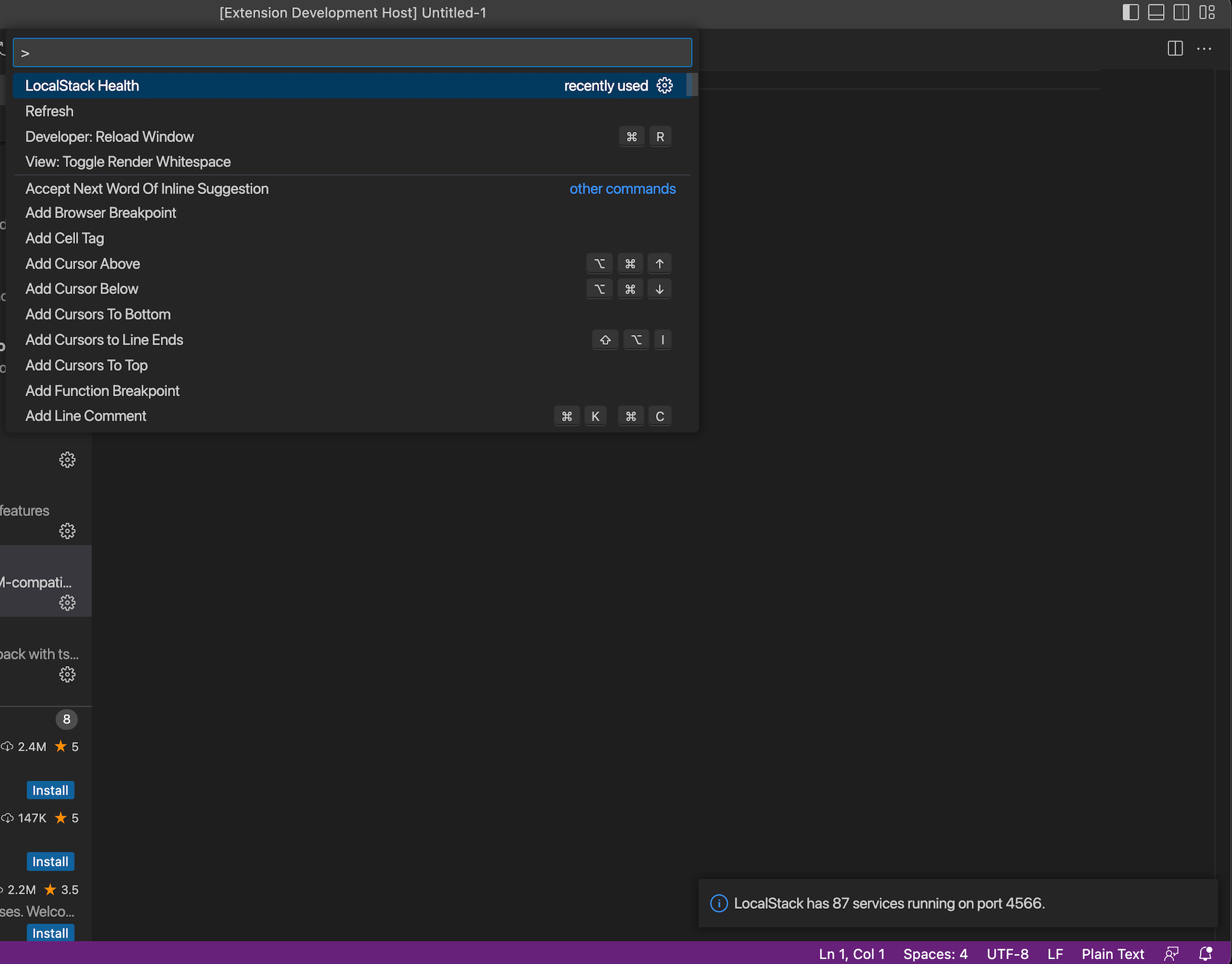 LocalStack Health LocalStack Health