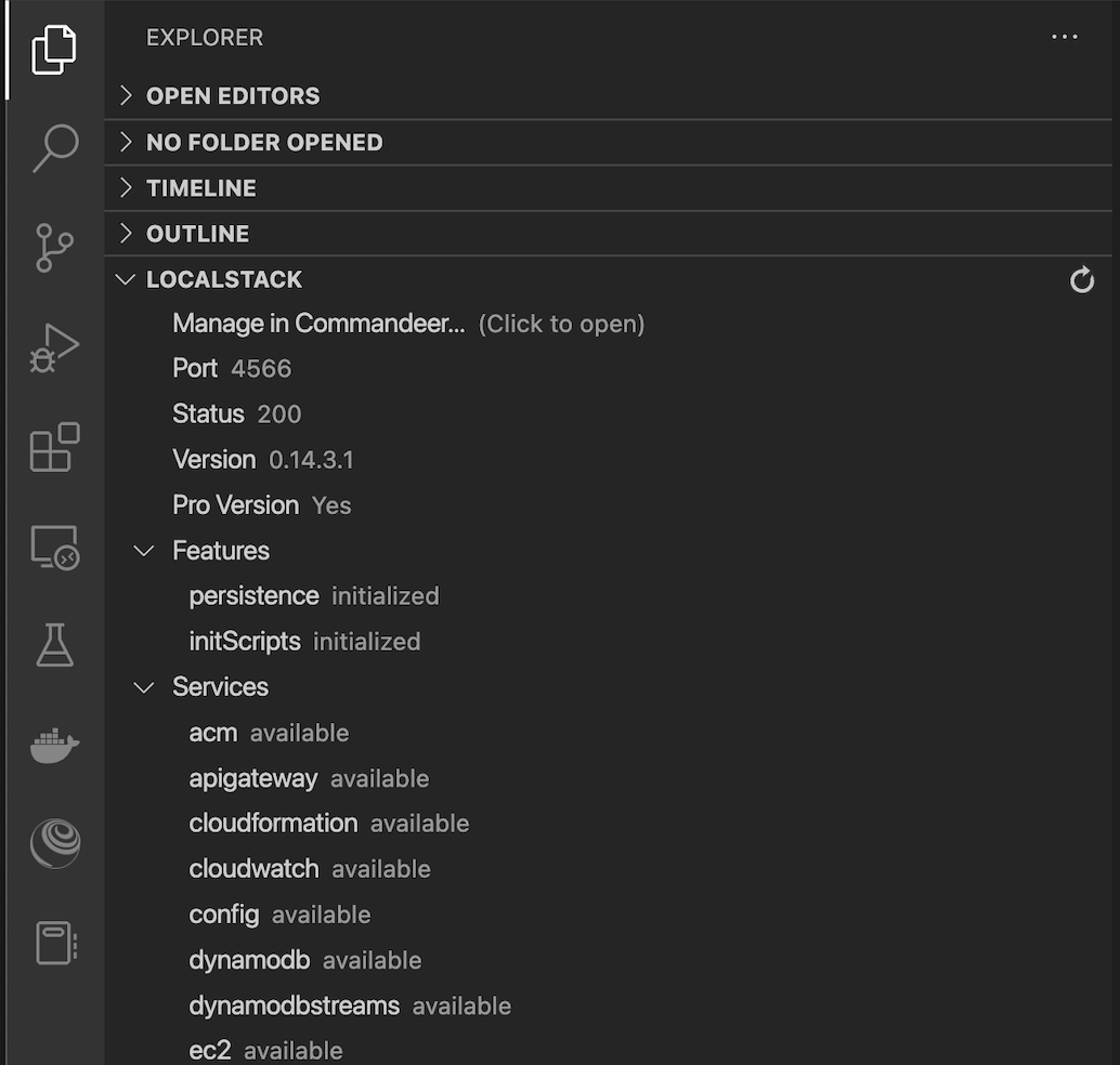 LocalStack Explorer LocalStack Explorer