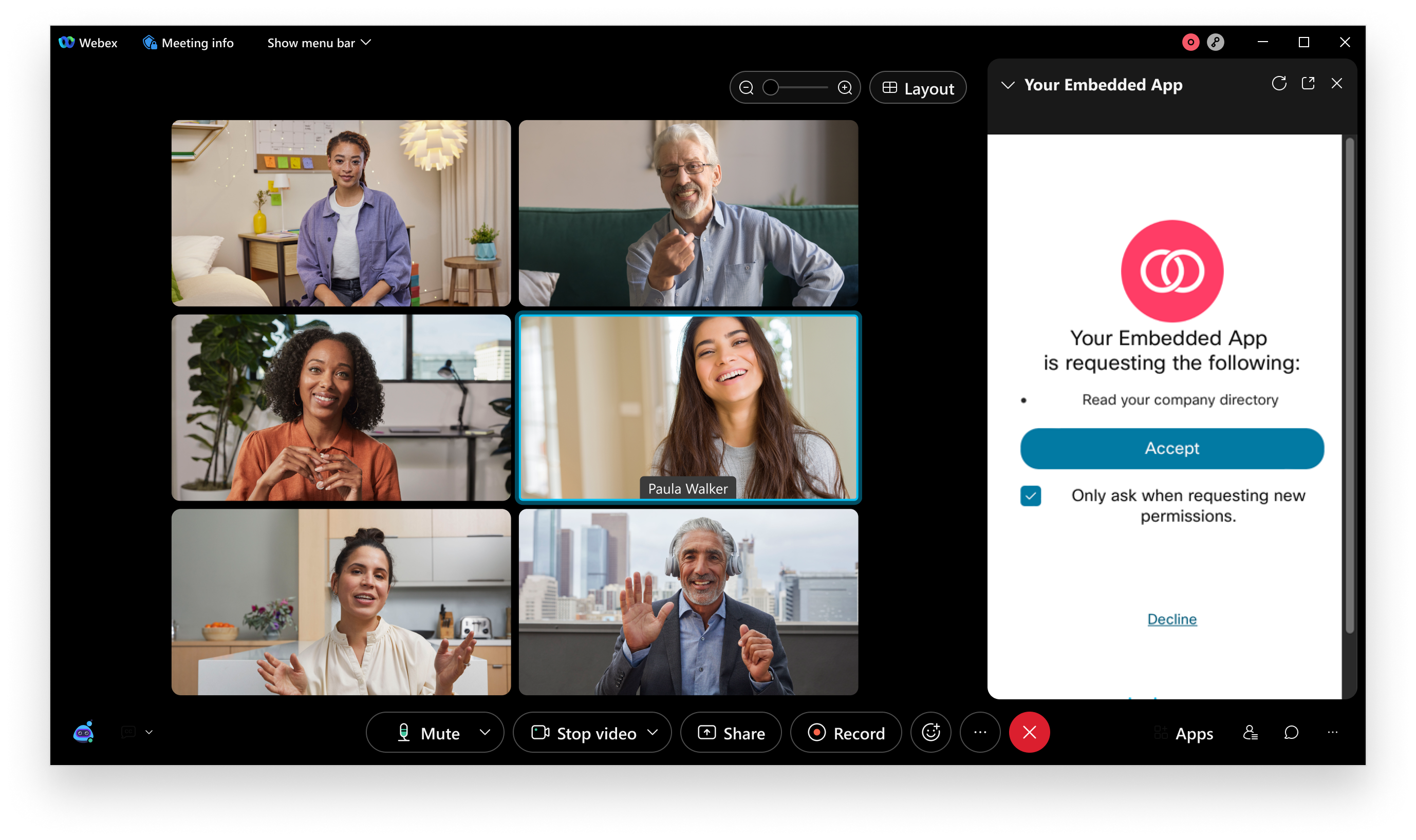 User authorizes access to data