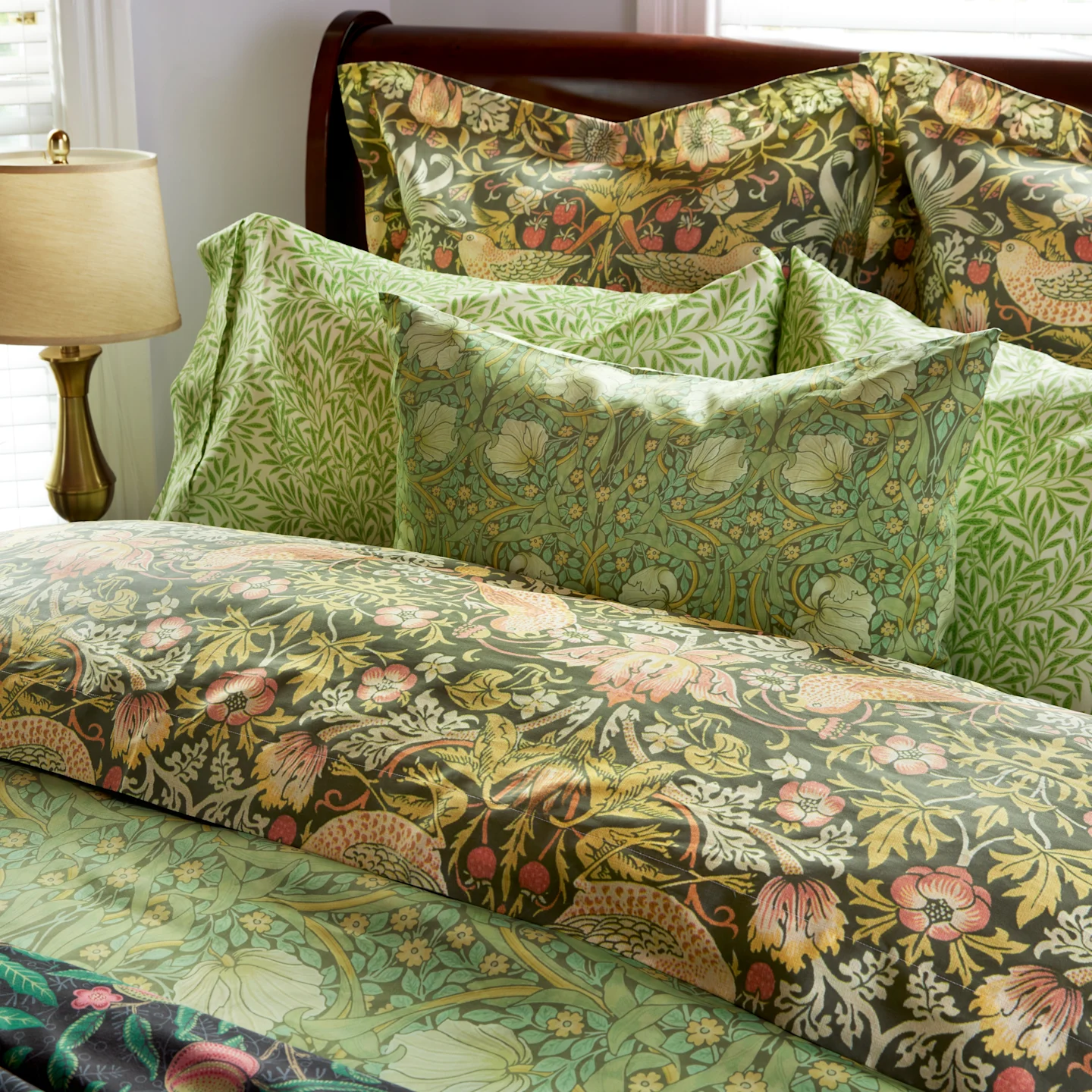 Morris inspired bedding