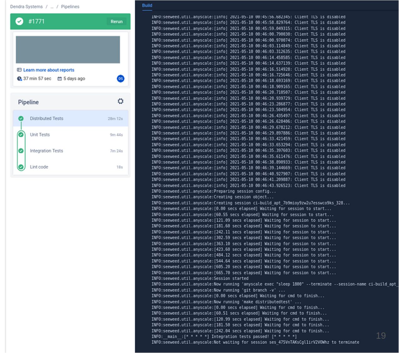 Passing Build and Tests