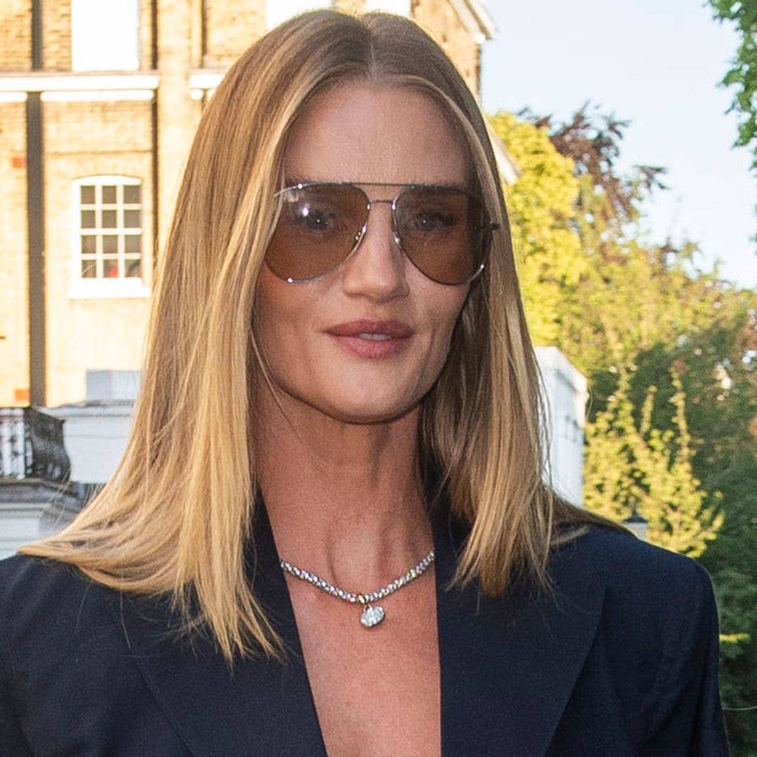 Rosie Huntington-Whiteley is a heatwave goddess during summer night out in Cheslea