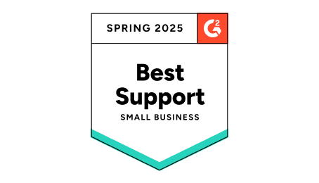 G2 bestsupport 2025 award badge