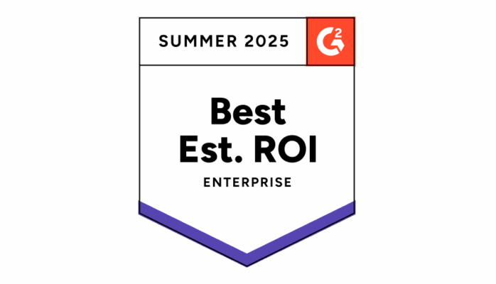 G2 best est roi summer 2025 698x400 award badge