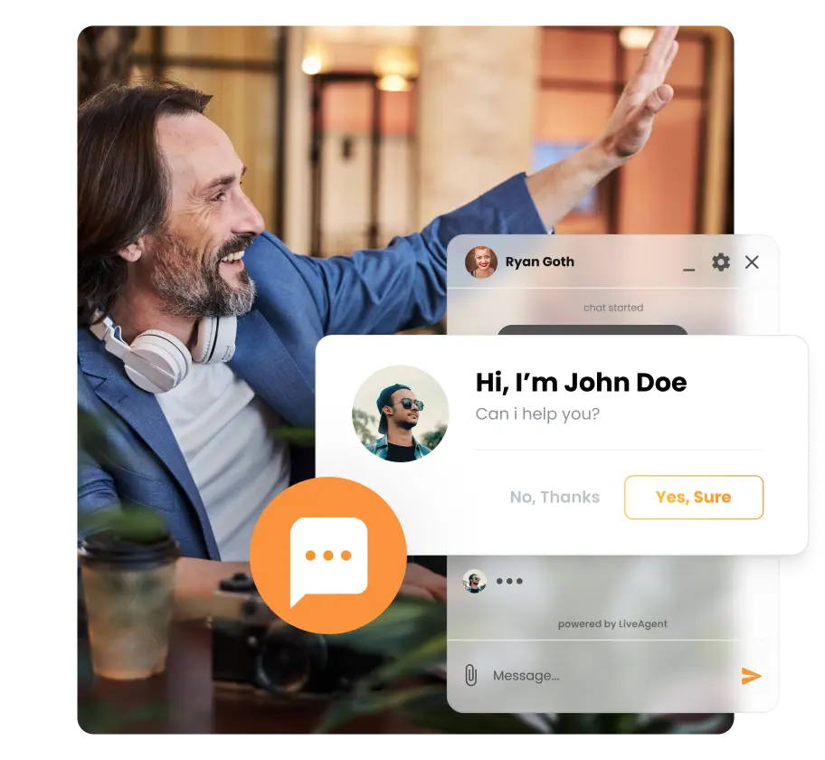Proactive chat invitations