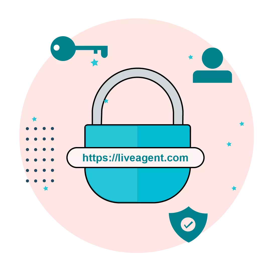 HTTPS-kryptering illustration
