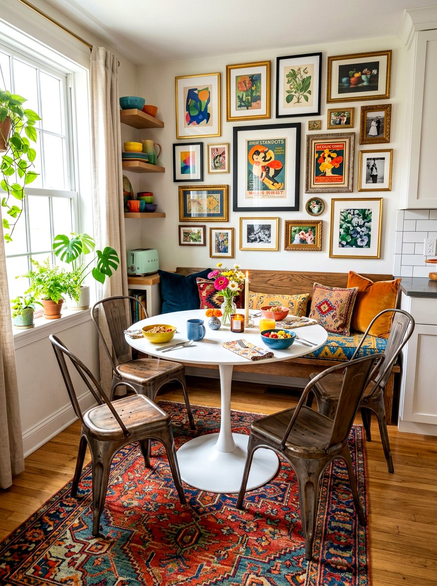 Eclectic Breakfast Nook