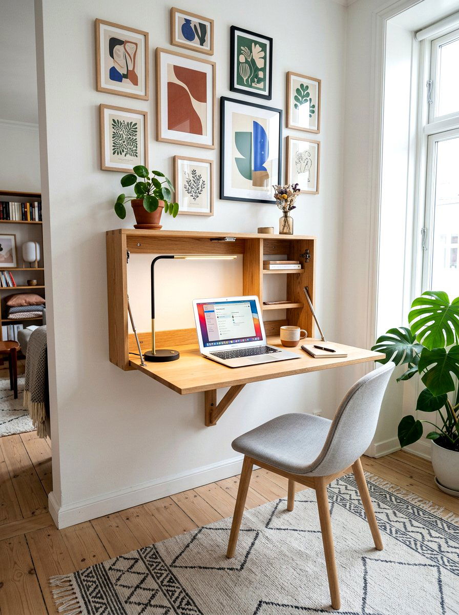 Folding Wall Desk