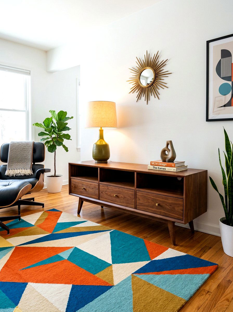 Mid Century Console