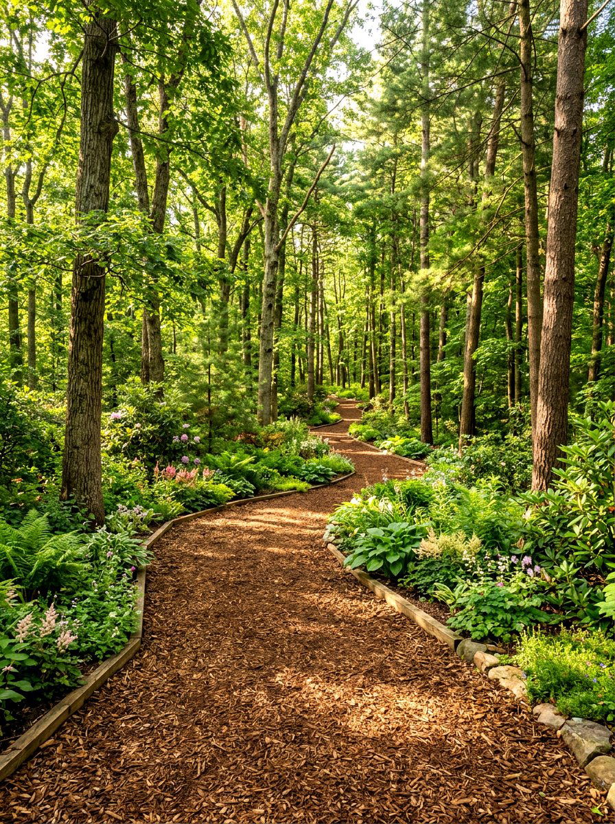 Wood Chip Path