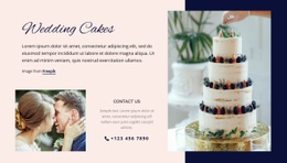 Premium Html Code For Wedding Cakes