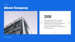 About Construction Company - Multi-Purpose Html Code