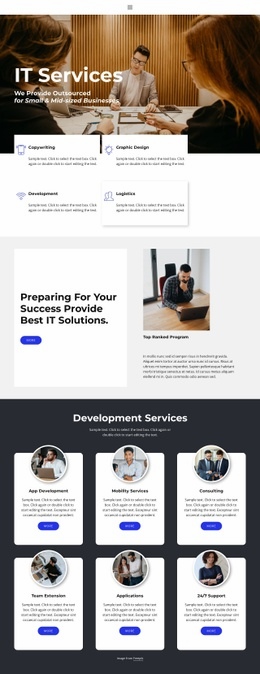 HTML Code For IT Direction