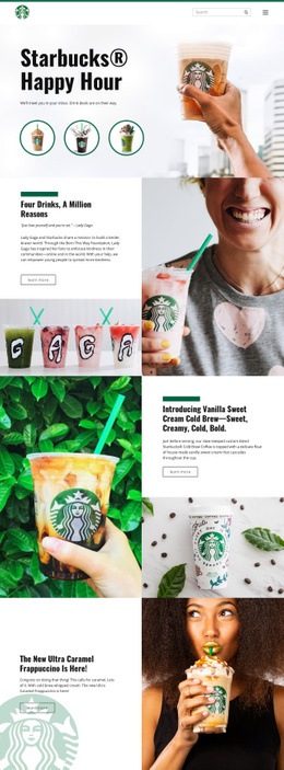 Most Creative Html Code For Starbucks Coffee