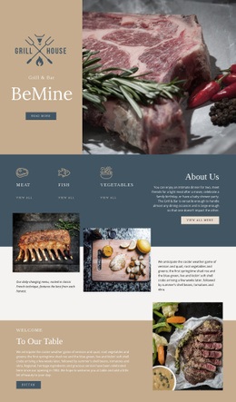 Finest Grill House Restaurant - Html Code Example
