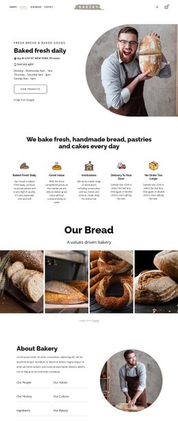 Breads Bakery NYC - Best Html Code