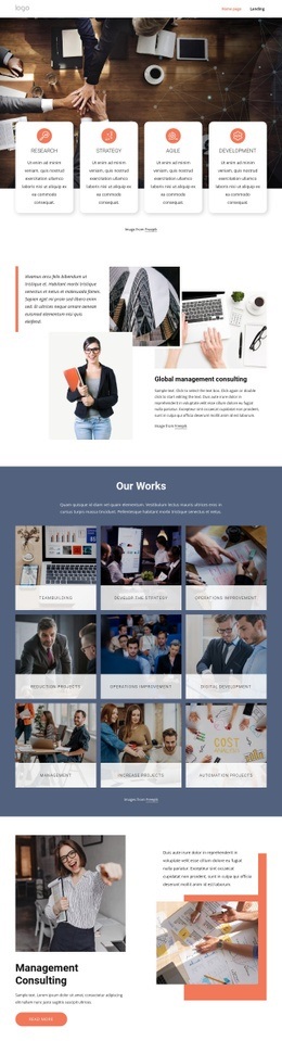 The Leading Consulting Firms For Management Services - Free Download Html Code