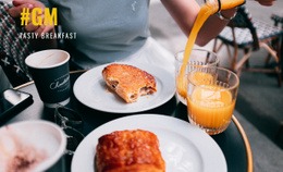 Good Morning Breakfast - Customizable Professional Html Code