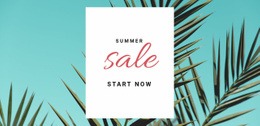 Spring And Summer Sale - Professional Html Code
