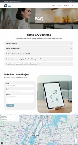 Smart Home Faq - Html Code