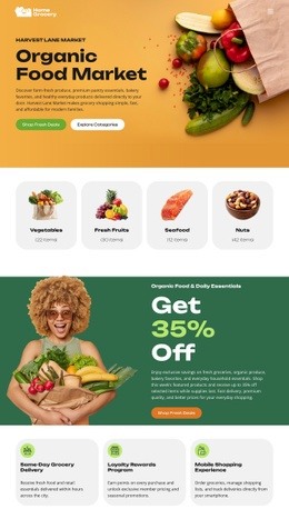 Exclusive Html Code For Fresh Grocery Delivery