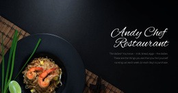Chef Restaurant Food - Functionality Html Code