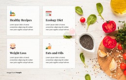 HTML Code For Vegetarian Dinner Recipes