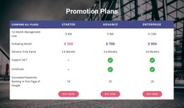 Our Promotion Plan