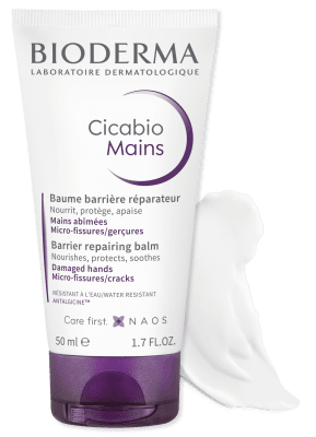 BIODERMA CICABIO MAINS KÄTEKREEM KAHJUSTATUD NAHALE 50ML