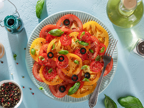 Carpaccio de tomates - Entrees Froides