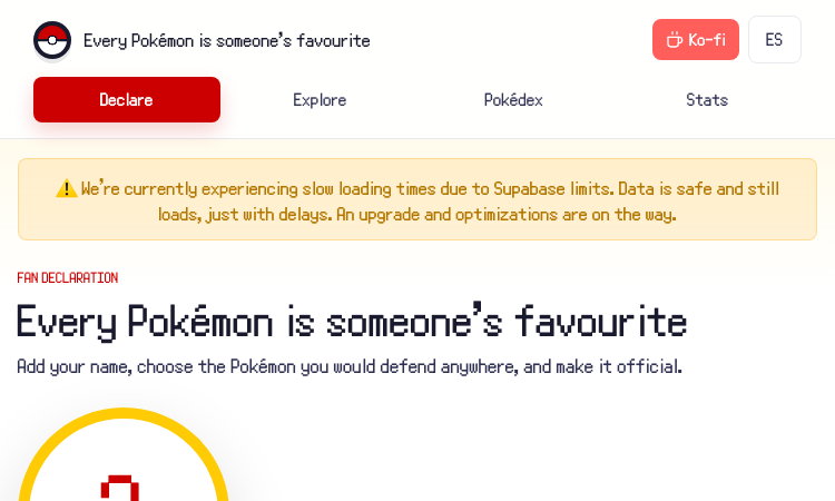 Favorite Pokemon Vercel App