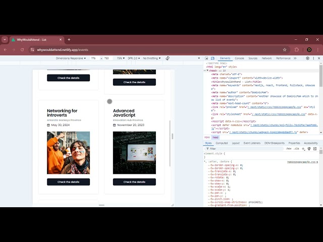 HTML/CSS developers developer - Damar P.'s portfolio image