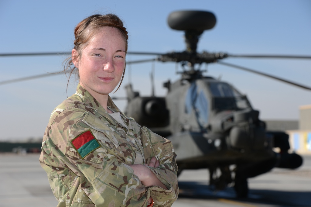 Seen here - Air Trooper (A Tpr) Lauren Morgan