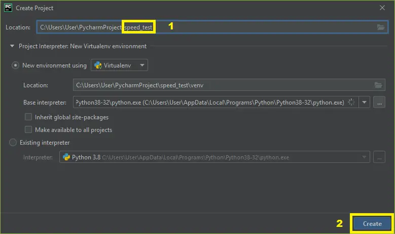 Speed Typing Test Python Project Name