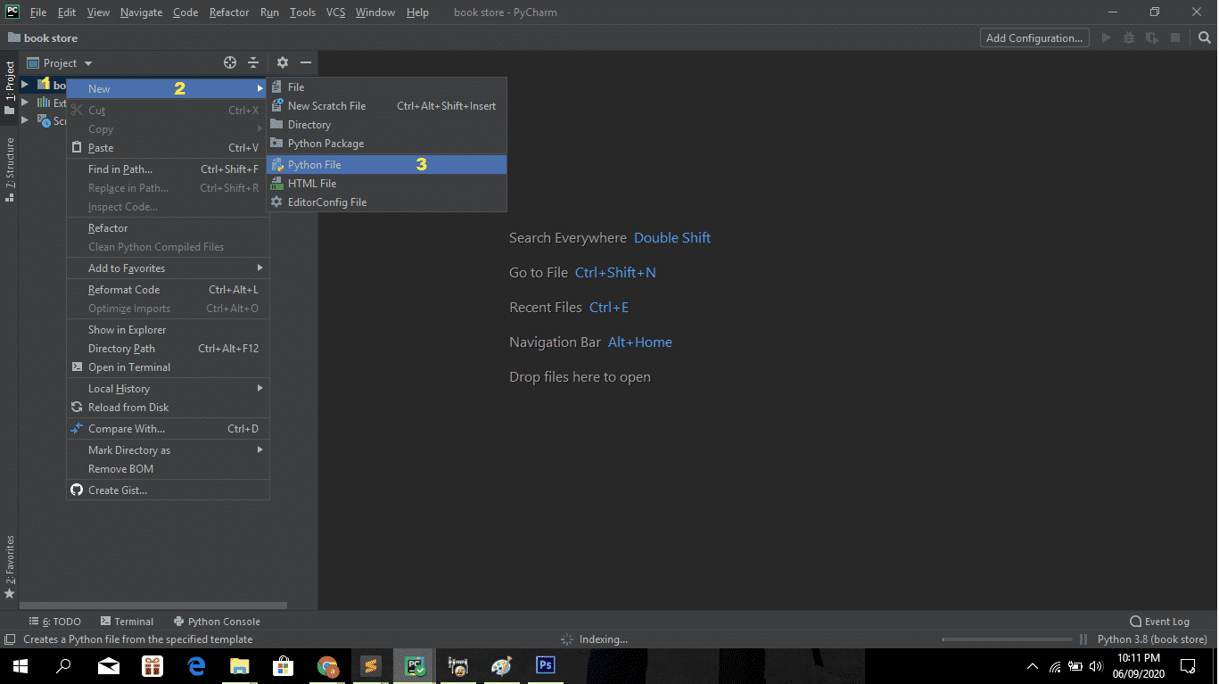 Book Store Management System Python Project File