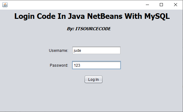 login Page