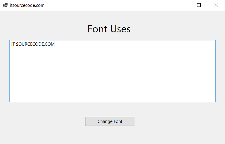 Font Dialog Box in VB.net Insert Text