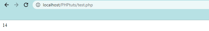 PHP is a Loosely Typed Language -Output