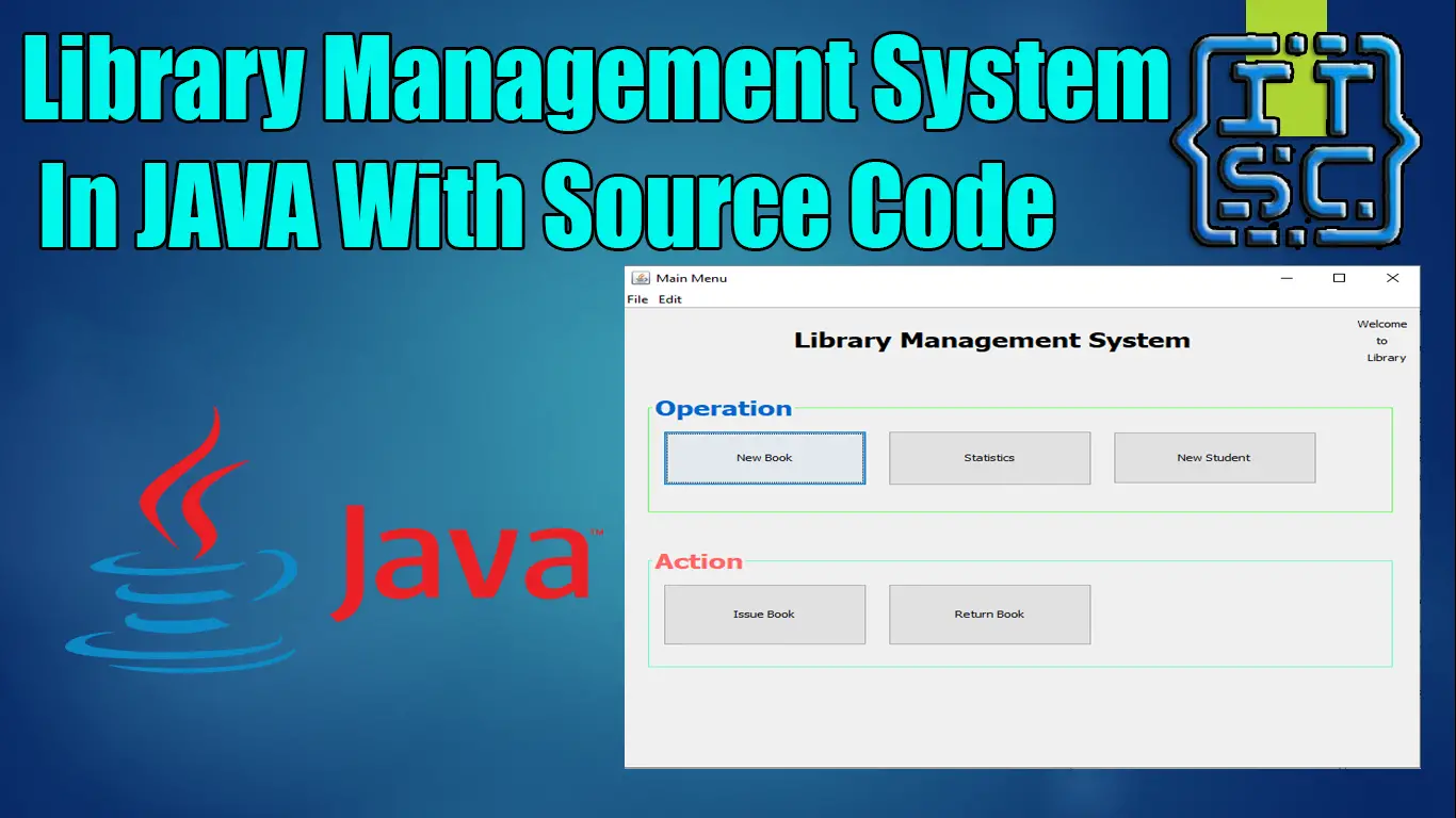 Library Management System in Java with source code