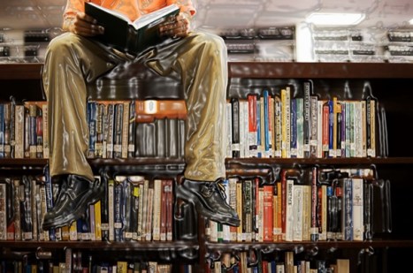 Books sitting