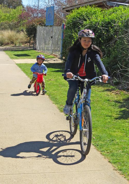 A simple joy for Mum and her boy.