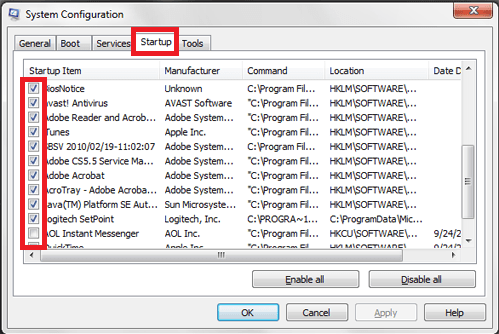 System Configuration