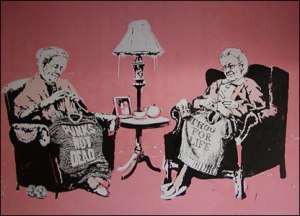 grannies knitting