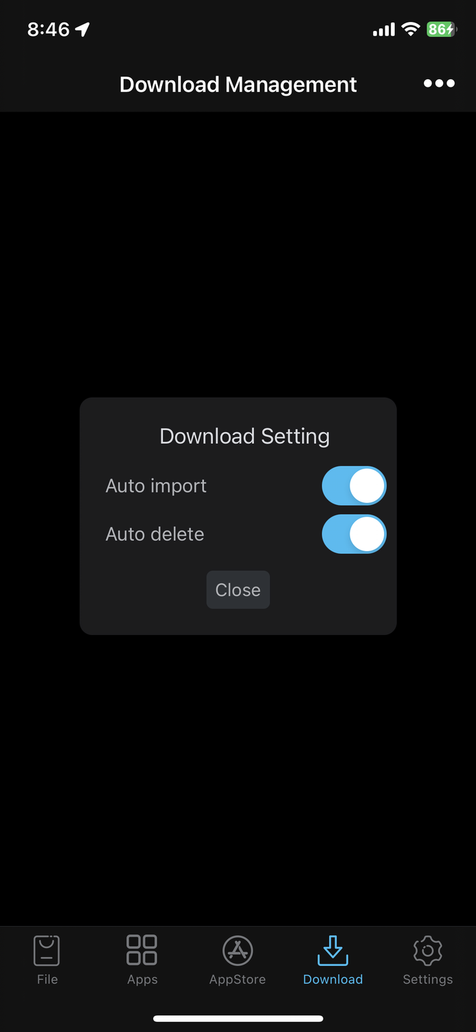 Download Settings for Esign