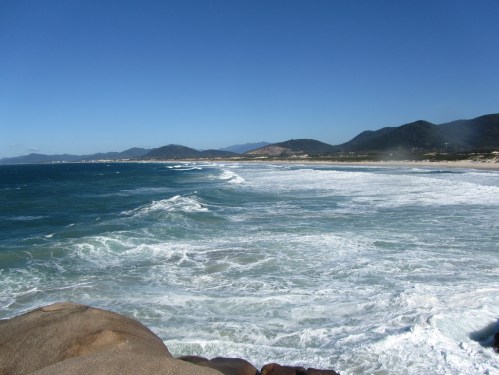 The beach