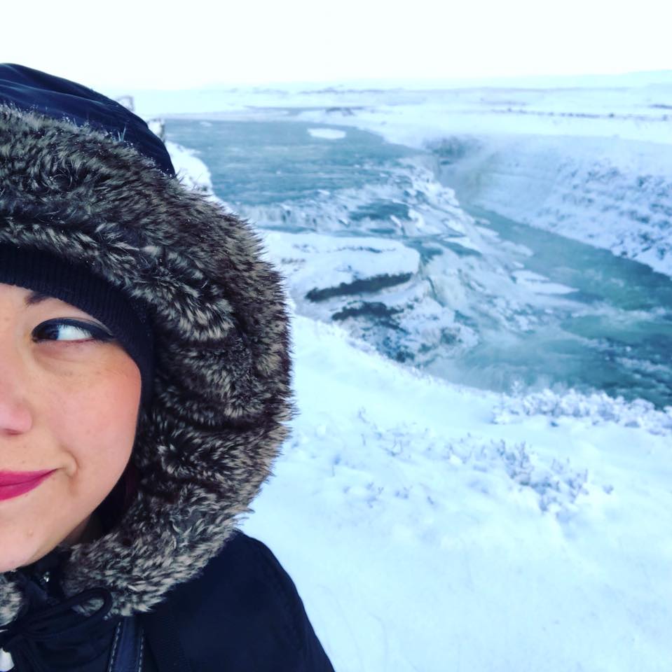 me + Waterfall, Iceland