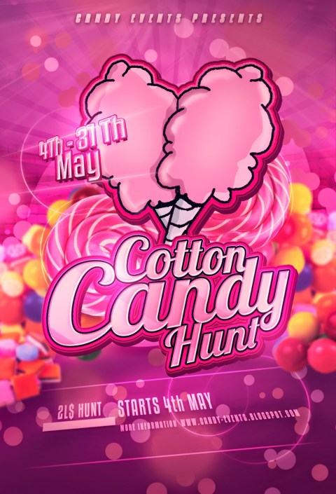 Cotton Candy Hunt Poster