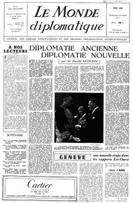 Le Monde diplomatique, mai 1954