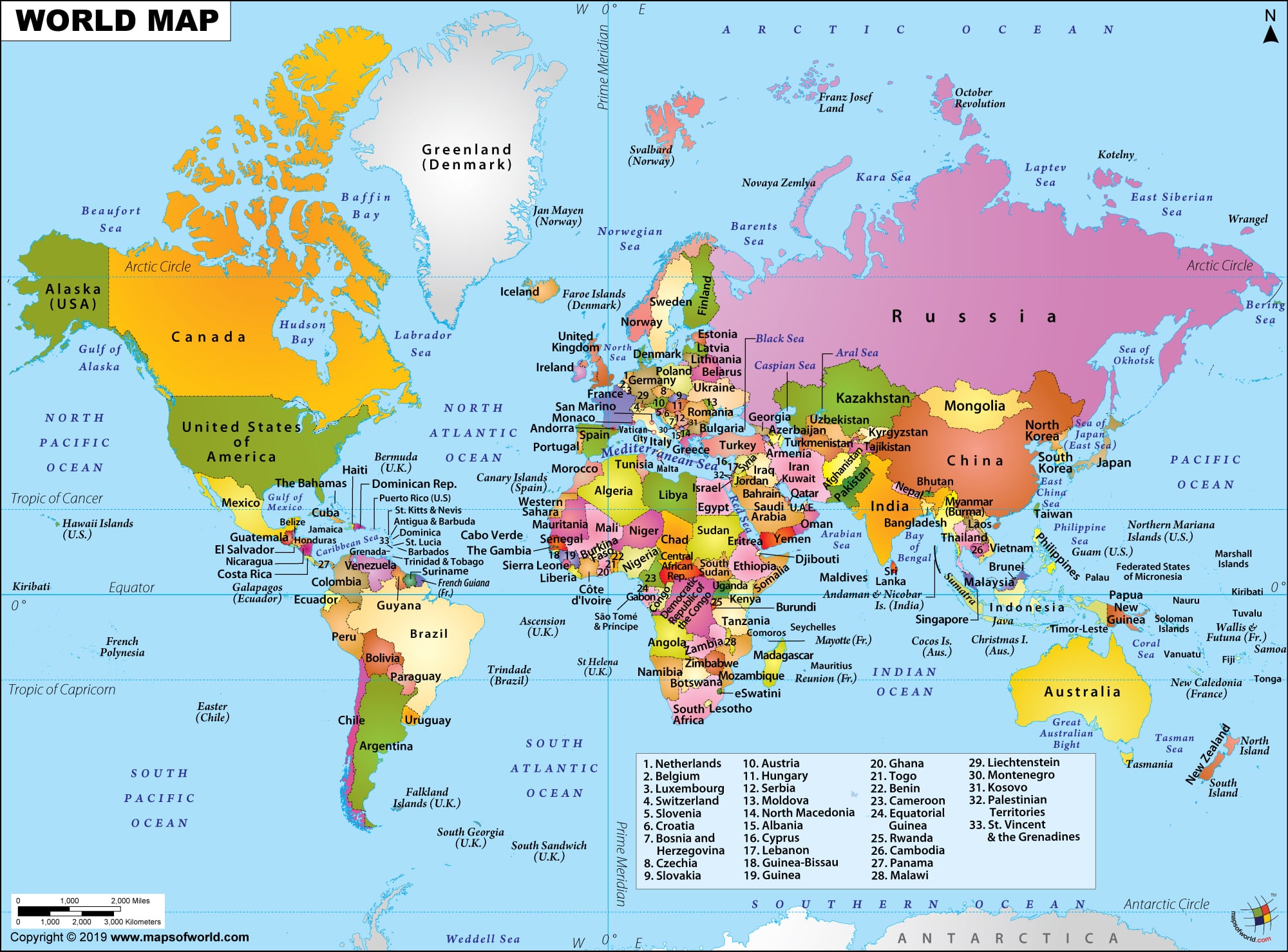 1 World Map